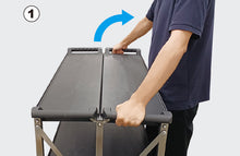 画像をギャラリービューアに読み込む, 642100<br>折りたたみ式トロリー
