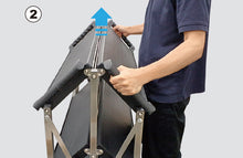 画像をギャラリービューアに読み込む, 642100<br>折りたたみ式トロリー
